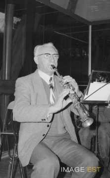 Henri Houdré au saxophone soprano (Maxéville)